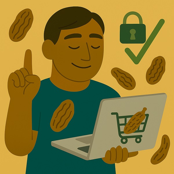 kکات مهم هنگام خرید آنلاین خشکبار