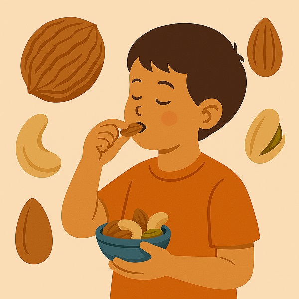بهترین آجیل برای کودکان