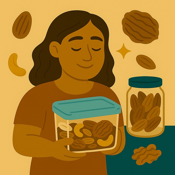 راهنمای جامع نگهداری از آجیل و خشکبار در منزل