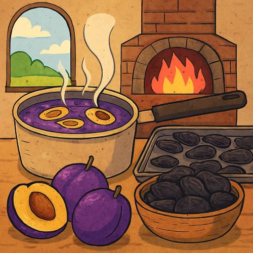 طرز تهیه آلو بخارا