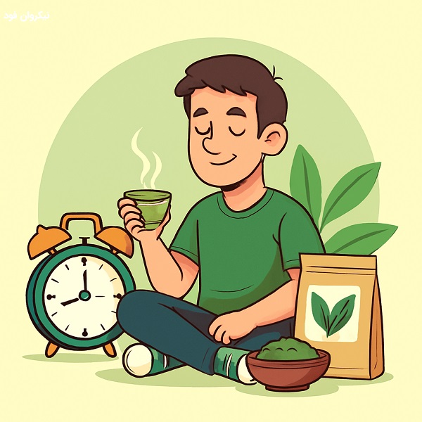بهترین زمان مصرف چای سبز برای لاغر شدن